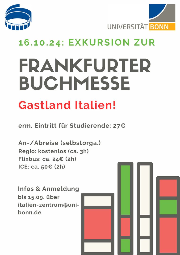 16. Oktober 2024: Exkursion zur Frankfurter Buchmesse 2